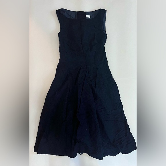 J. Crew Dresses & Skirts - J. Crew Textured Navy Dress